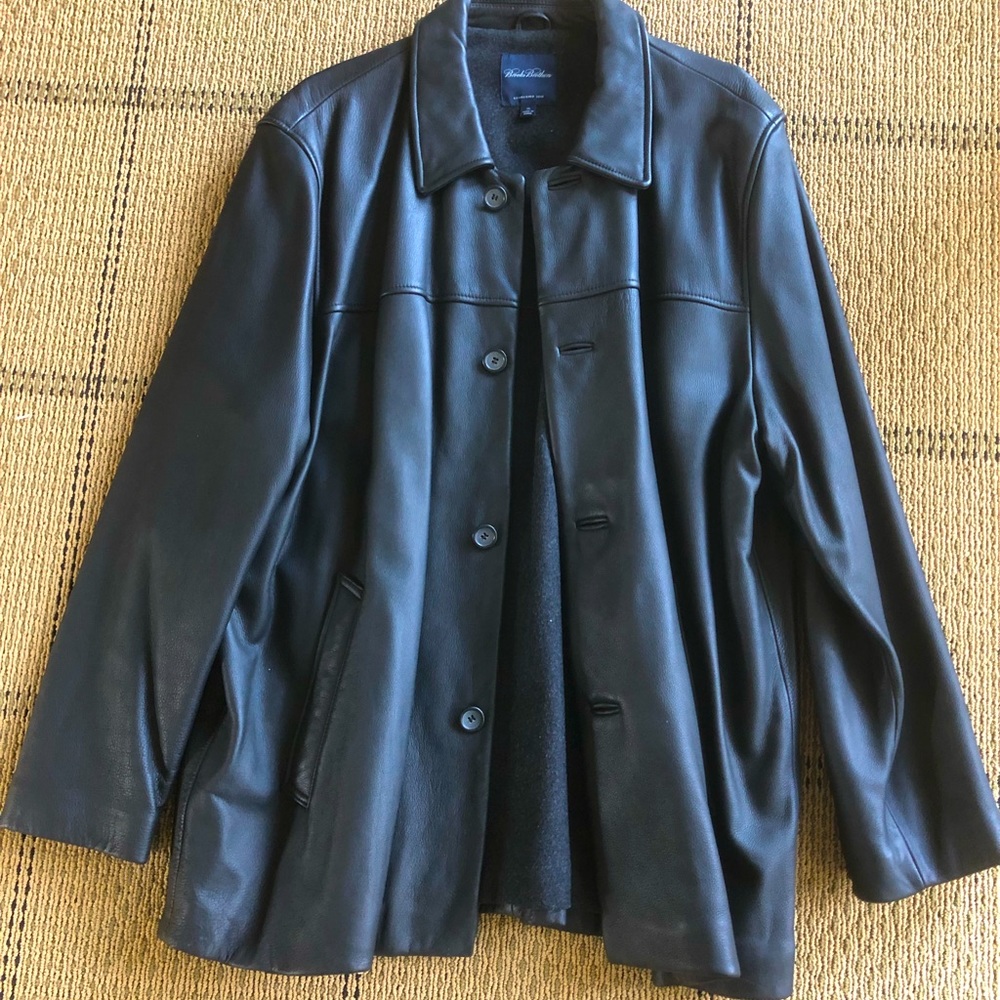 Faux leather jacket